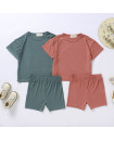 Summer Bamboo Baby T-shirt and short Set Unisex Soft Cool and Natural 